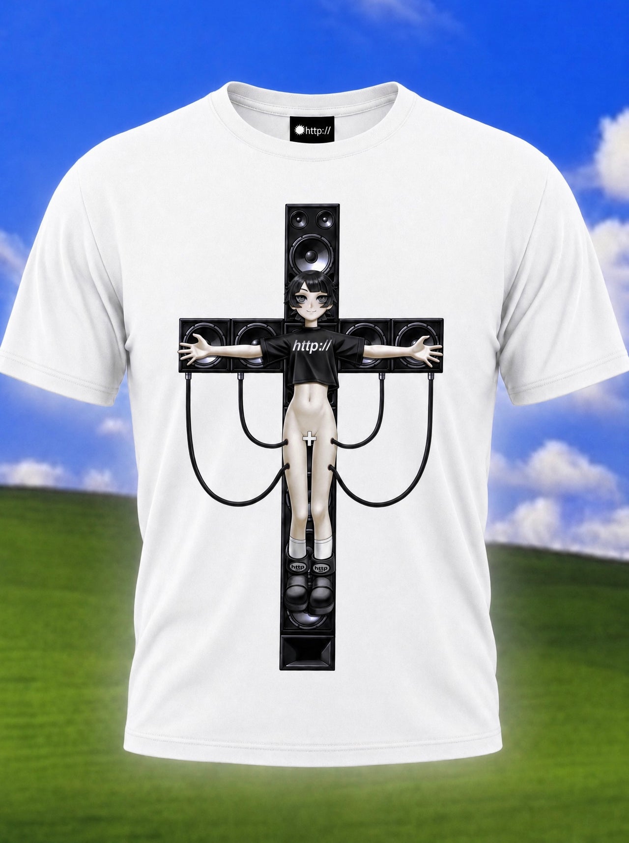 @smilefor0nce collab shirt (white) — photo 2