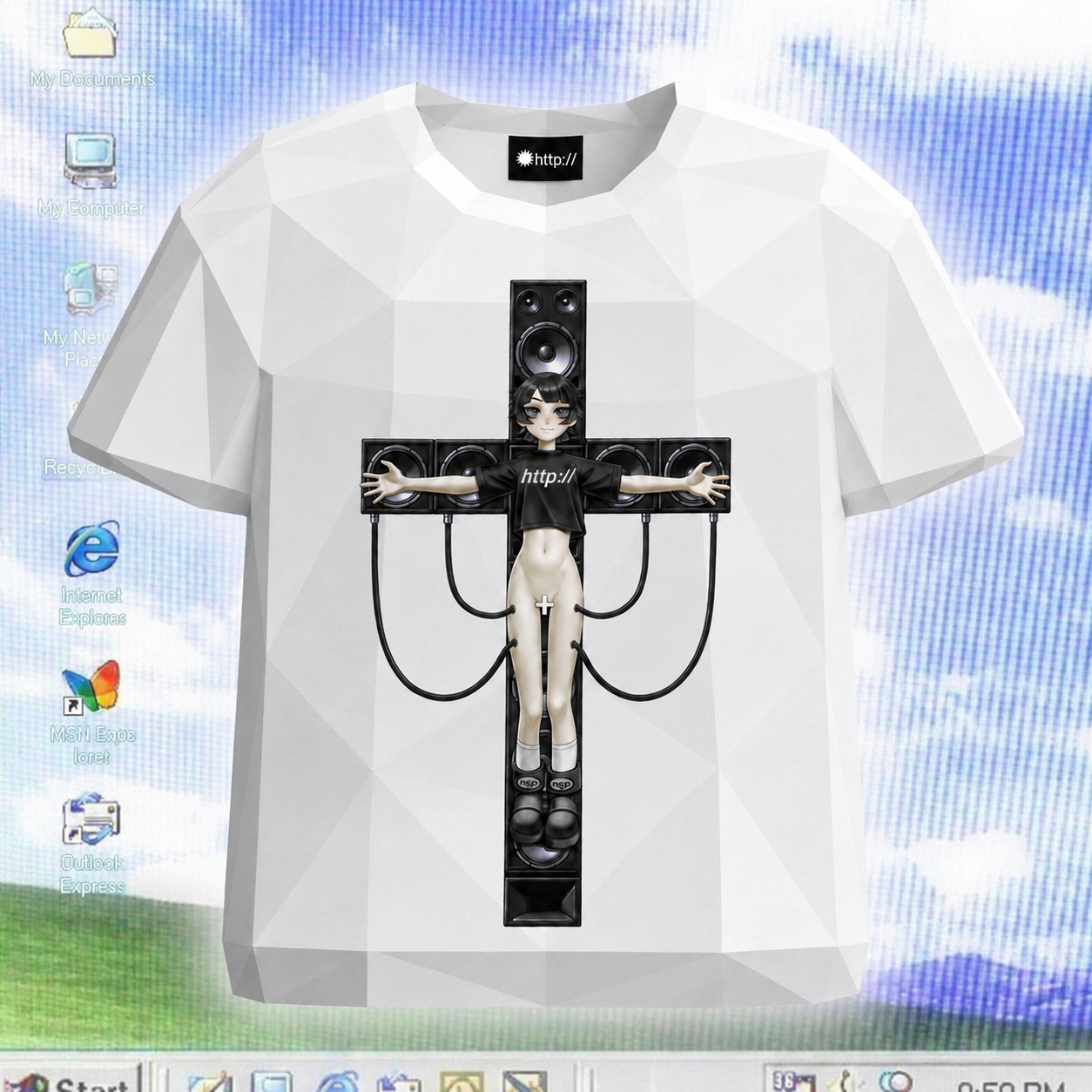 @smilefor0nce collab shirt (white)