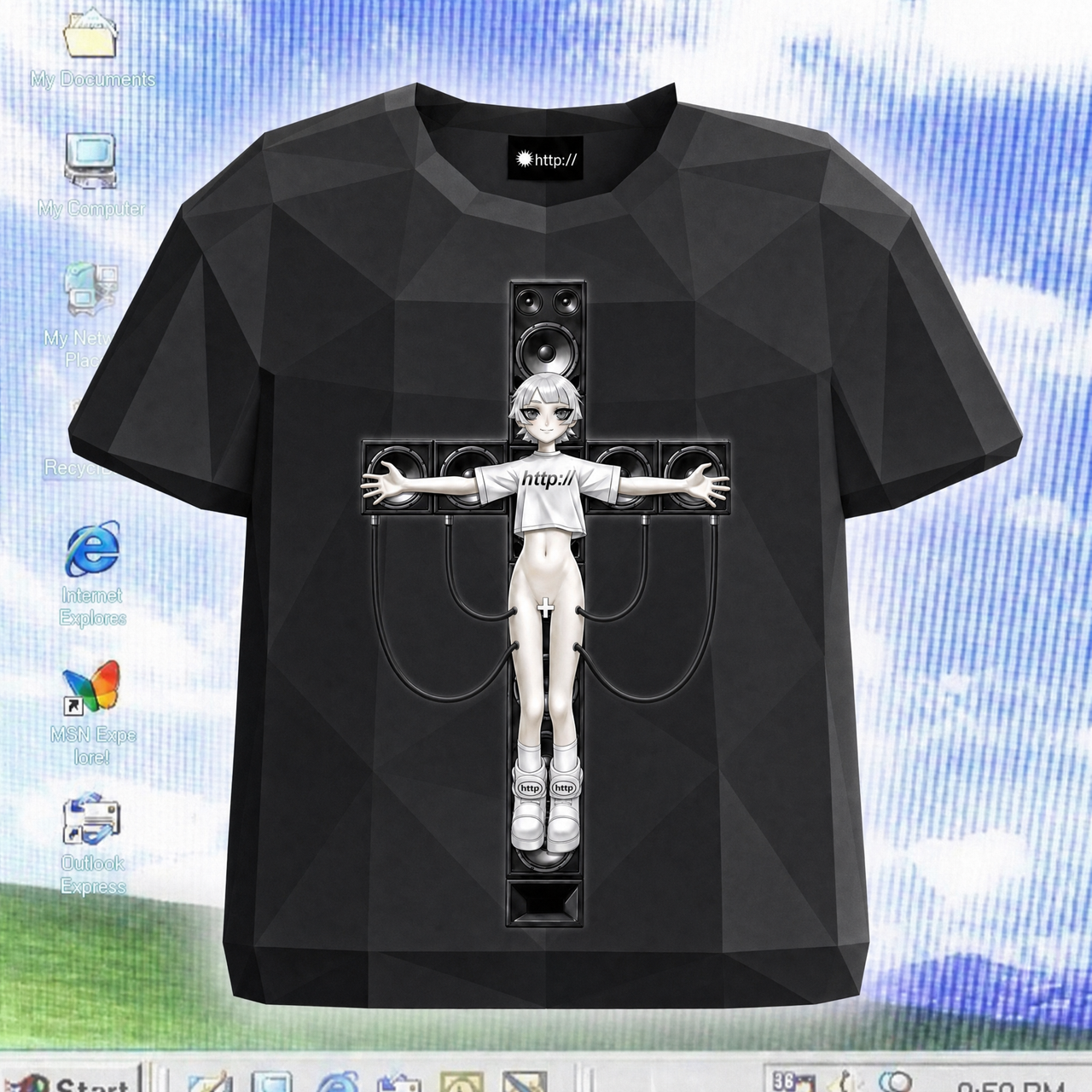 @smilefor0nce collab shirt (black)