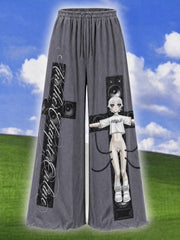 @smilefor0nce collab pants (gray) — photo 2