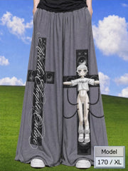 @smilefor0nce collab pants (gray) — photo 3